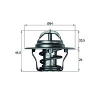 MAHLE TX 4 83D Thermostat, Kühlmittel