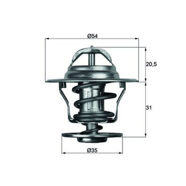 MAHLE TX 13 75D Thermostat, Kühlmittel