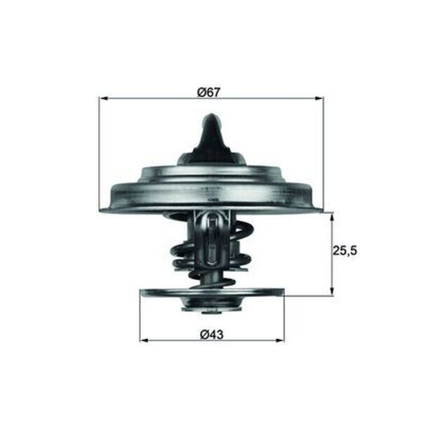 MAHLE TX 18 83D Thermostat, Kühlmittel