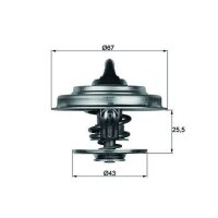 MAHLE TX 18 87D Thermostat, Kühlmittel