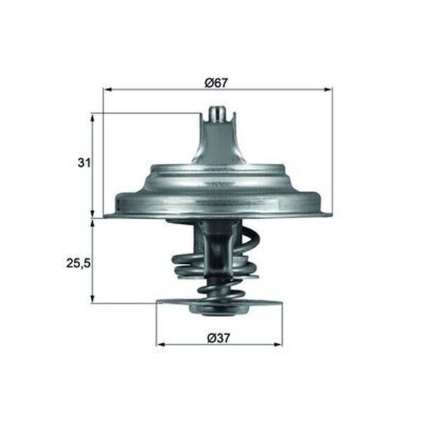 MAHLE TX 25 87D Thermostat, Kühlmittel