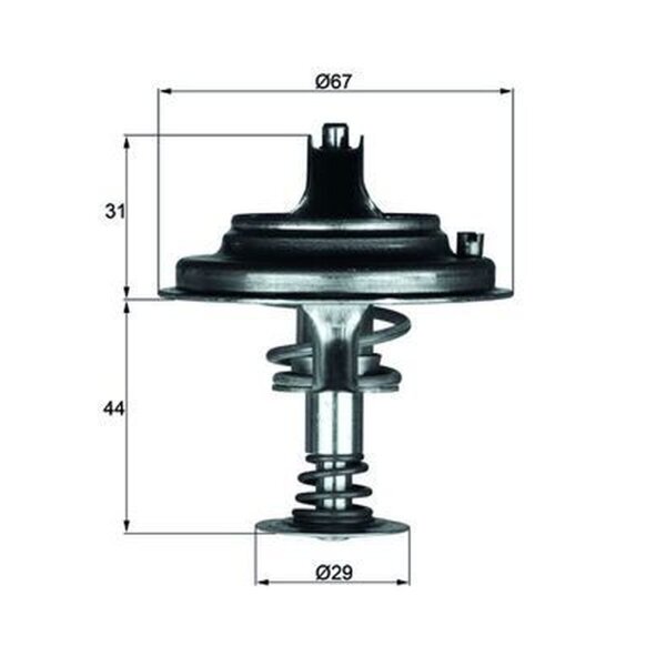 MAHLE TX 26 80D Thermostat, Kühlmittel