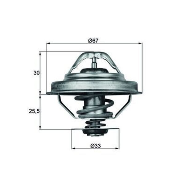 MAHLE TX 28 88D Thermostat, Kühlmittel