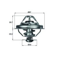 MAHLE TX 38 80D Thermostat, Kühlmittel