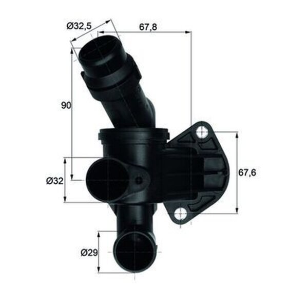 MAHLE TI 7 87 Thermostat, Kühlmittel