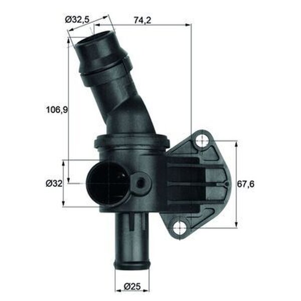 MAHLE TI 8 87 Thermostat, Kühlmittel