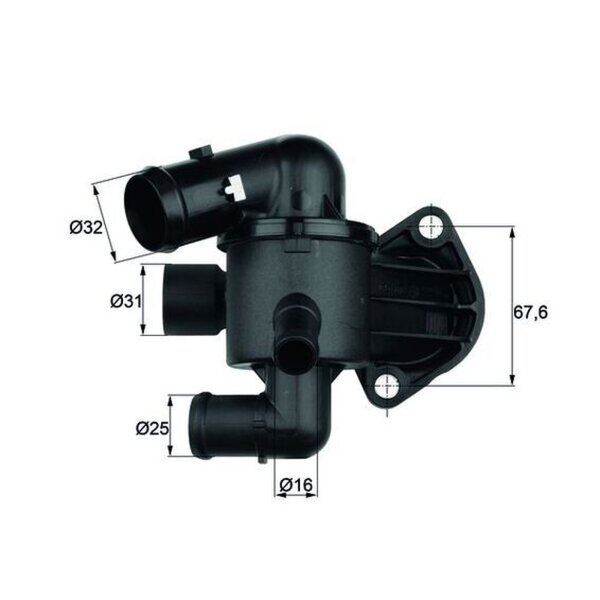 MAHLE TI 33 87 Thermostat, Kühlmittel