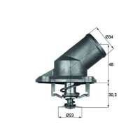 MAHLE TI 224 92 Thermostat, Kühlmittel