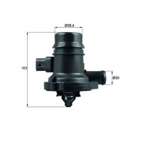 MAHLE TM 36 103 Thermostat, Kühlmittel