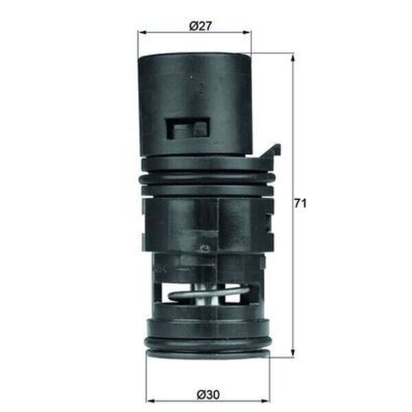 MAHLE TO 7 75 Thermostat, Ölkühlung