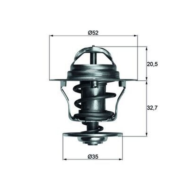 MAHLE TX 12 88D Thermostat, Kühlmittel