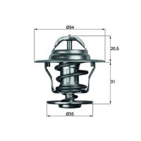 MAHLE TX 13 87D Thermostat, Kühlmittel