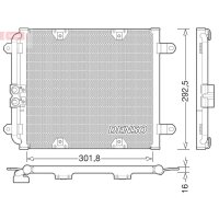 DENSO DCN02028 Kondensator, Klimaanlage