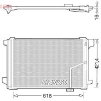 DENSO DCN17035 Kondensator, Klimaanlage
