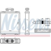 NISSENS 73997 Wärmetauscher, Innenraumheizung