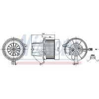 NISSENS 87391 Innenraumgebläse