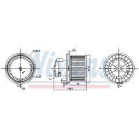 NISSENS 87415 Innenraumgebläse