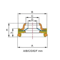 ACAUTO AC-10XX07 Wellendichtring, Kompressorwelle
