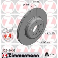 ZIMMERMANN 150.3480.32 Bremsscheibe