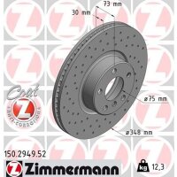 ZIMMERMANN 150.2949.52 Bremsscheibe
