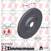 ZIMMERMANN 610.3731.52 Bremsscheibe