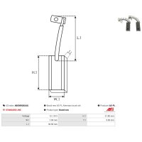 AS-PL AB5009(BULK) Kohlebürste, Generator