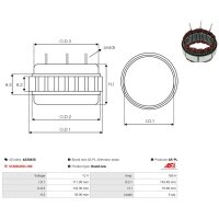 AS-PL AS3043S Stator, Generator