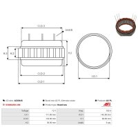 AS-PL AS3044S Stator, Generator