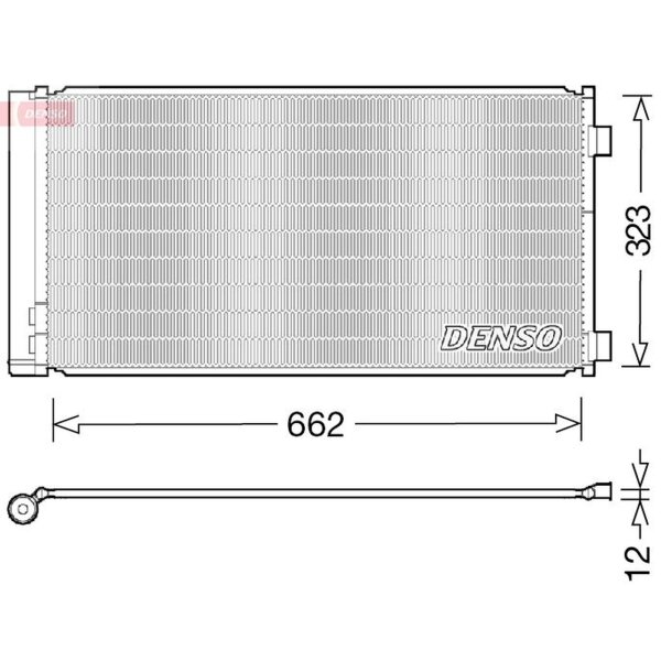 DENSO DCN05103 Kondensator, Klimaanlage