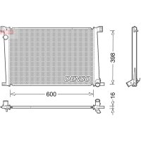 DENSO DRM05007 Kühler, Motorkühlung