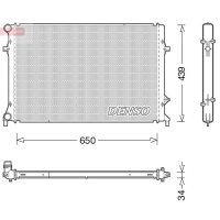 DENSO DRM32042 Kühler, Motorkühlung