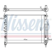 NISSENS 606255 Kühler, Motorkühlung