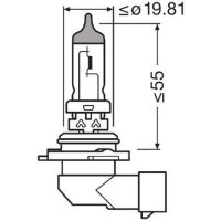 ams-OSRAM 9006NL Glühlampe, Fernscheinwerfer