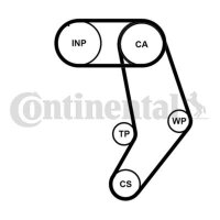 CONTINENTAL CTAM CT939WP10PRO Wasserpumpe + Zahnriemensatz