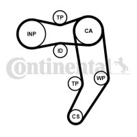 CONTINENTAL CTAM CT939WP11PRO Wasserpumpe + Zahnriemensatz