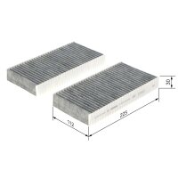 BOSCH 1 987 435 549 Filter, Innenraumluft