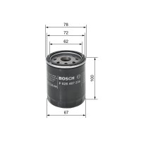 BOSCH F 026 407 236 Ölfilter