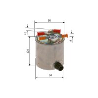 BOSCH F 026 402 742 Kraftstofffilter