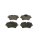 BOSCH 0 986 494 736 Bremsbelagsatz, Scheibenbremse