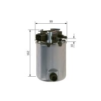 BOSCH F 026 402 201 Kraftstofffilter