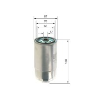 BOSCH F 026 402 826 Kraftstofffilter