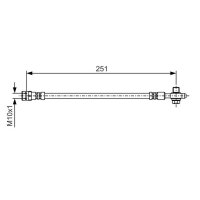 BOSCH 1 987 481 A27 Bremsschlauch