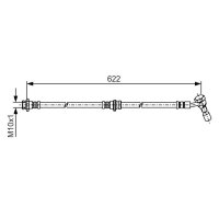 BOSCH 1 987 481 A40 Bremsschlauch