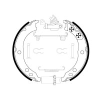 BOSCH 0 204 113 821 Bremsbackensatz, Feststellbremse