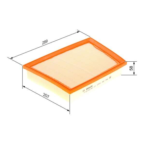 BOSCH F 026 400 360 Luftfilter