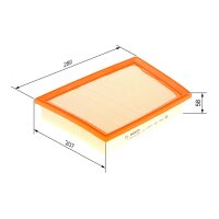 BOSCH F 026 400 360 Luftfilter