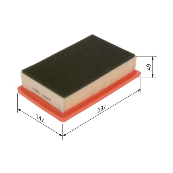 BOSCH F 026 400 589 Luftfilter
