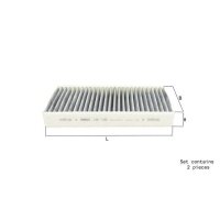 KNECHT LAK 1156/S Filter, Innenraumluft