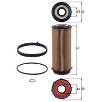 KNECHT OX 560D Ölfilter