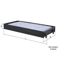 KNECHT LAK 221/S Filter, Innenraumluft